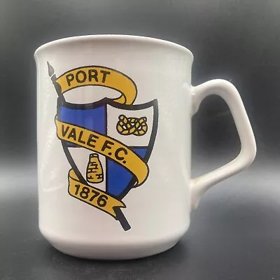 Vintage “Port Vale F.C. 1876 - The Valiants” Ceramic Coffee Mug Tams England • £19.90