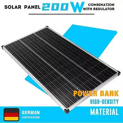 200 Watt 12V Solar Panel Mono Cell PV Module For RV Cabin Marine Farm Rooftop • $145.88