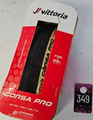 Vittoria Corsa Pro TLR 700x28 Bicycle Tire New • $31