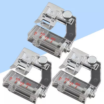  3 PCS Sewing Foot Presser Walking Machine Adjustable Binder Home Multifunction • $7.59