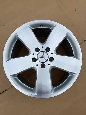 2003-05 Mercedes BENZ E320 W211 MATTE Chrome Rim 8x17 5 Spoke OEM A2114011902 • $249.99