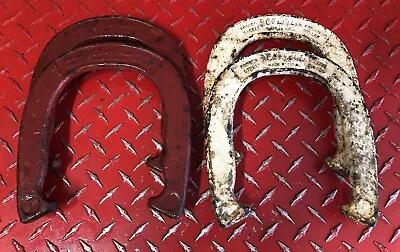 Set Of 4 Vintage J C Higgins Official 2-1/2 Lbs Pitching Horseshoes Made In USA • $33.95