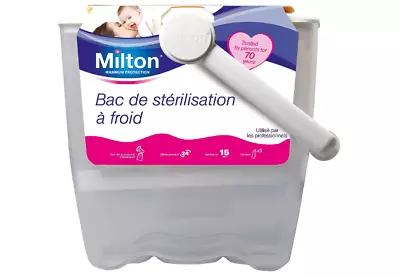 £18.67 • Buy Milton Cold Water 6 Bottle Baby Steriliser Bucket With Handle