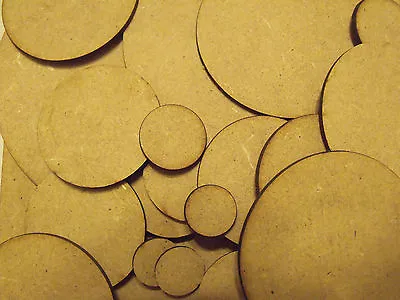 Round Bases  Wargames Table Top Warmachine KOW Compatible With Warhammer 40k Mdf • £1.50