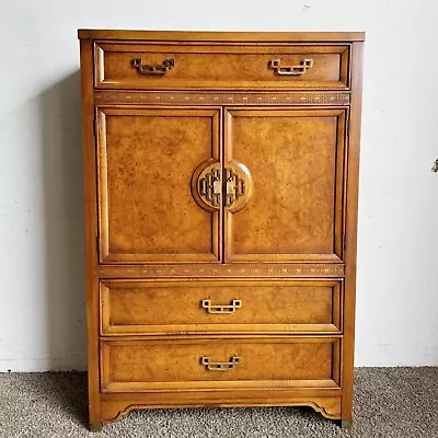 Chinoiserie Henry Link “Mandarin” Armoire By Lexington • $695