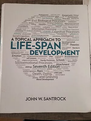 A Topical Approach To Life-Span Development 7/e Hardcover By Santrock   122820 • $24.88