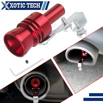Red XL Turbo Sound Muffler Exhaust Pipe Oversize Roar Maker Loud Whistle Sound • $10.96