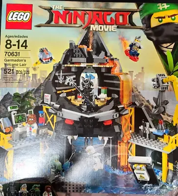 LEGO NINJAGO MOVIE #70631 Garmadon's Volcano Lair  Retired NO BOX / Bags Sealed • $90