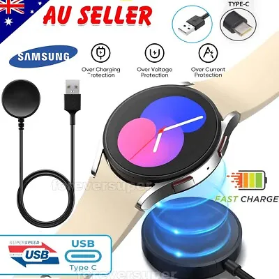 Samsung Galaxy Watch 6 5 3 4 Smart Dock Charger Cable Magnetic USB Type C Active • $7.95