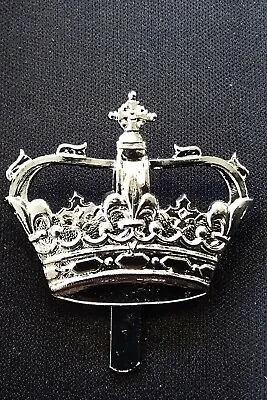  Ex Scottish Prison Service Chrome Queens Crown Cap By Firmin London.  • £4.99