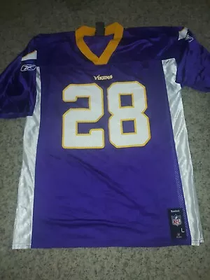 Minnesota Vikings NFL #28 Adrian Peterson Jersey Adult Men's Extra Large (L) • $19.60