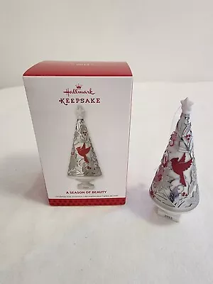 A Season Of Beauty Hallmark Ornament 2013 Tree Cardinal Porcelain & Metal • $19.99