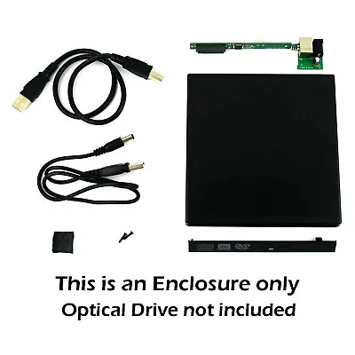 $10.55 • Buy USB 2.0 IDE CD DVD RW Burner PATA Optical Drive External Enclosure Case Only