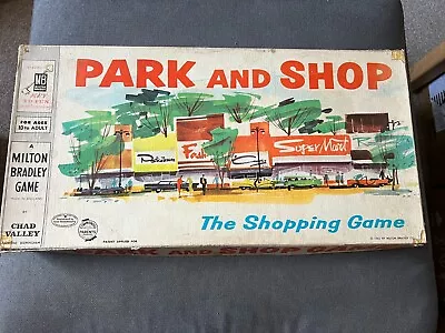 Vintage Chad Valley Park And Shop Board Game 1960 • £50