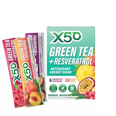 Green Tea X50 30 Serve • $29.95