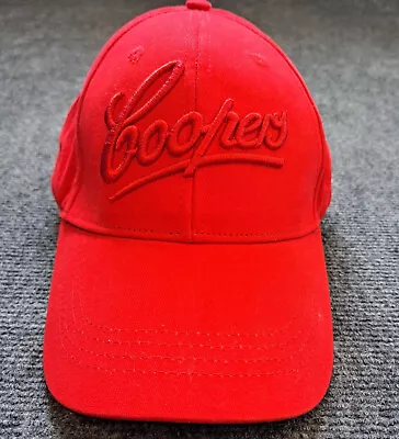 Official Coopers Brewery Beer Sparkling Ale Red Baseball Cap Adjustable - BNWOT! • $24