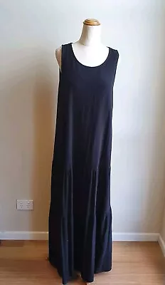 TARGET Linen Blend Maxi Dress Good Condition Washable Size 14 • $16