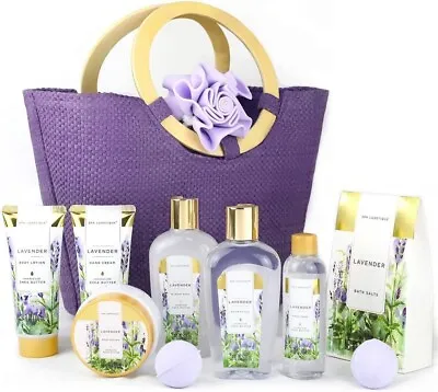 £19.85 • Buy Spa Luxetique Gift Set, 10pcs Lavender Bath Pamper Gifts For... 