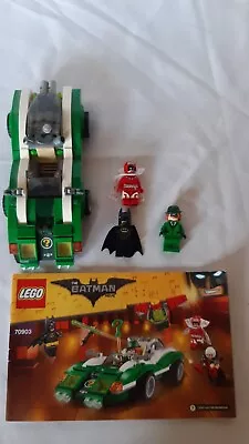 The LEGO Batman Movie Set 70903 The Riddler Riddle Racer Set Near Complete • $40