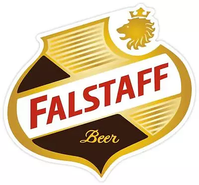 FALSTAFF Beer Shield Beer Vinyl Sticker Decal Retro Vintage • $3.90