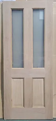4 Panel Obscure Glazed Oak External Door - 3 Sizes Available. • £349