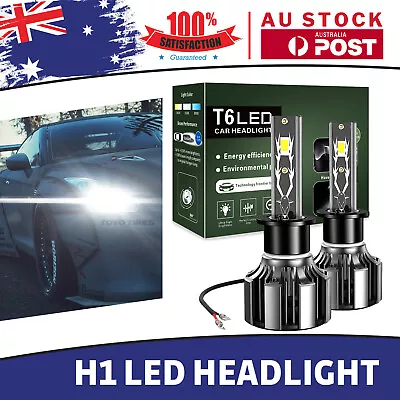 Pair H1 LED Headlight Bulbs High+Low Beam 6000K  For Ford Focus 2002-2023 • $44.99