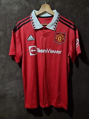 MANCHESTER UNITED HOME KIT 2022 2023 Size L Soccer Jersey Football • $40