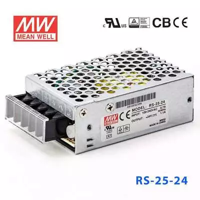 Mean Well RS-25-24 Power Supply 25W 24V • $11.35