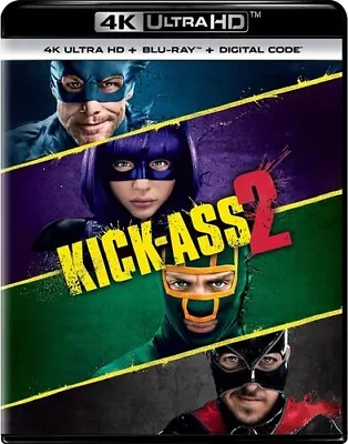 Kick-Ass 2 [New 4K UHD Blu-ray] With Blu-Ray 4K Mastering Ac-3/Dolby Digital • $22.42