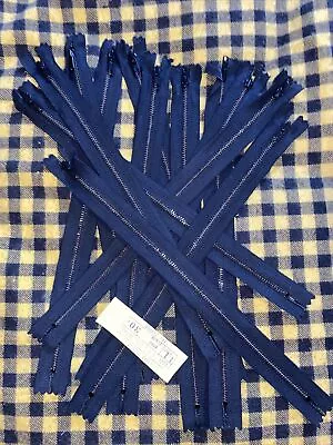 12 Pack New Black #580 Military Style YKK Zippers 11” HBT Cotton • $4