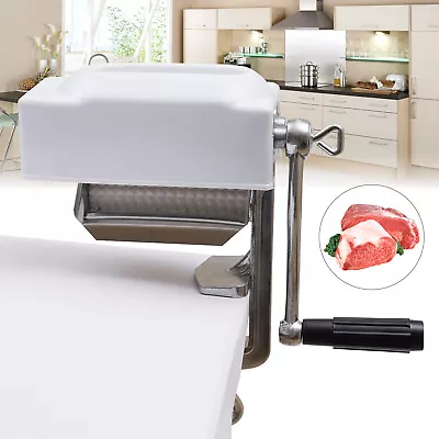 Meat Tenderizer Hand Crank Flatten Butchers Tool Cuber Steak Machine KitchenTool • $45.60