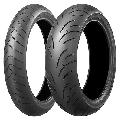 Bridgestone BT023 Front & Rear Tyres 120/70ZR17 & 190/50ZR17 Motorcycle Tyre • $485