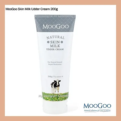 $31.99 • Buy MooGoo Natural Skin Milk Udder Cream Repair 200g MDC