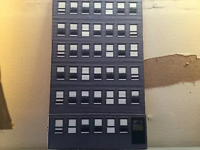 Flat Building For O Scale 6 Story Professional Office Building Rear W Lighting • $7.99