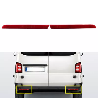 For VW T5 Transporter Caravelle Multivan MK V Rear Bumper Reflector Tail Light • $19.30