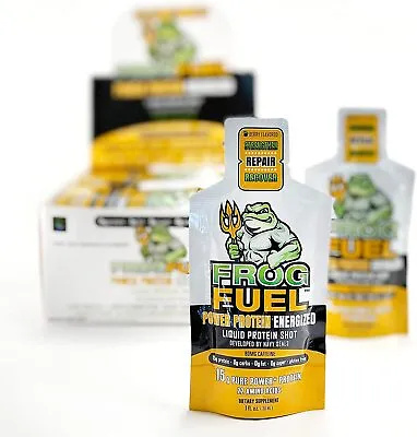 Frog Fuel YELLOW Power Protein Energized Shot ( 6 Pouches ) ^ • $19.28