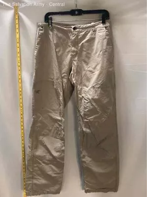 Arc'teryx Mens Khaki Flat Front Slash Pocket Straight Leg Chino Pants Size 36 • $17.50