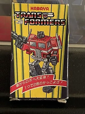 Transformers Kabaya Gum Choco G1 Optimus Prime Convoy 1985 • $700