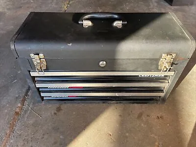 Vintage Craftsman Rally 3-drawer Metal Tool Box 20-½” X 12” X 8-½” Made In Usa • $75