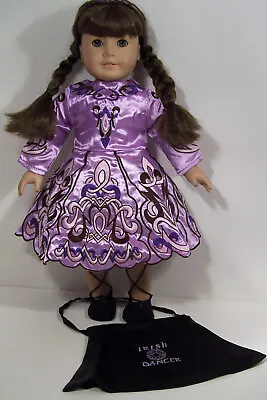 Purple Irish Dance Costume W/Crinoline Doll Clothes For 18” American Girl (Debs* • $25.99