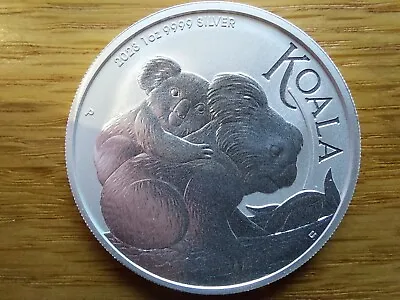 2023 Koala 1 Oz 9999 Fine Silver Perth Mint Bullion Coin BU In Capsule • £31.50