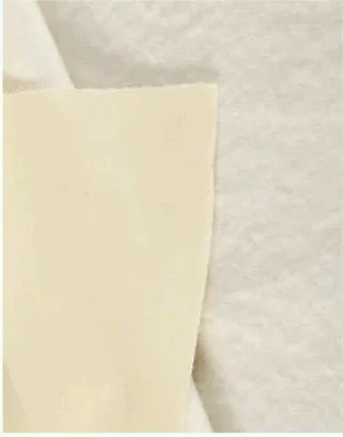 Curtain Bonded Cotton Lining & Interlining Ivory Colour 137 Cm Wide FREE POST • £6.45