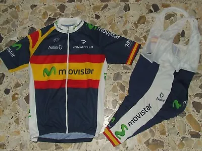 Movistar Camp. Spain NALINI Shirt+Pants Bike Cycling Shirt Cyclism Size S • $90.57