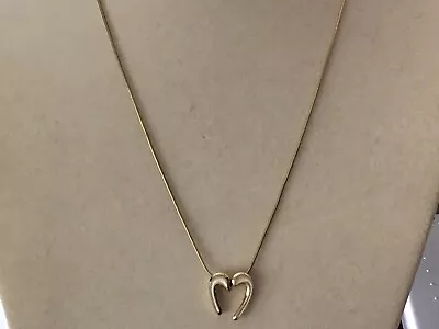 Kabana 14k Gold Heart Mother Of Pearl Necklace 5 Grams • $299.99