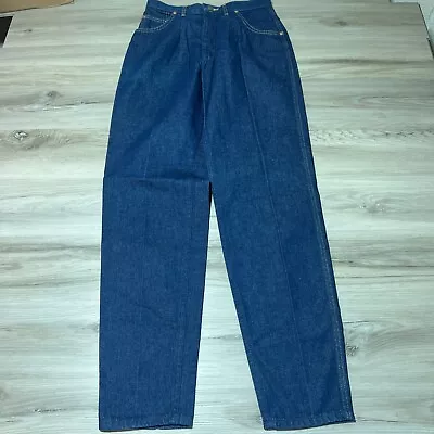 Vintage Lee Mom Jeans Women's Size 13 Med Dark Wash High Waisted 90s • $24.95