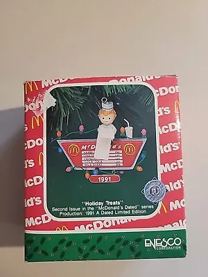 1991 Enesco  Holiday Treats   McDonald's Christmas Ornament • $11.99