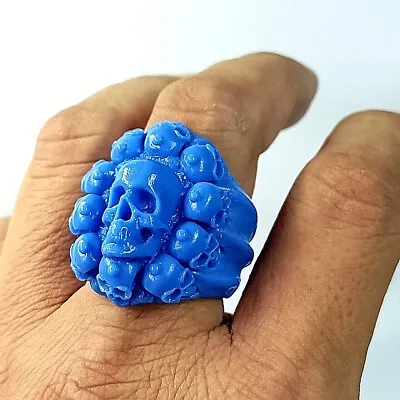 Skull Man  Ring. Wax Patterns For Lost Wax Casting Silver Gold   Jewelry • $25