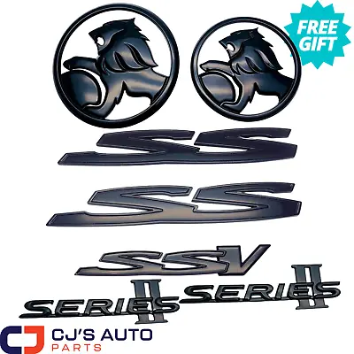 Holden Gloss Black Badge Set Fits VE SSV Commodore Series 2 UTE • $119.96