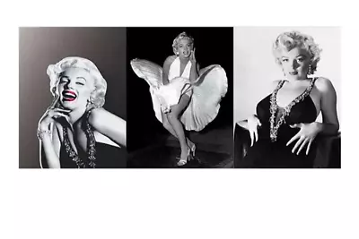 Marilyn Monroe Print / 3D Lenticular Poster  / Triple Views / 12x16 /3 Prints In • $14.99