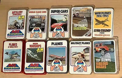 Vintage Rare Top Trumps : Ace  Star  Mixed Card  Game Bundle Collection • £24.99